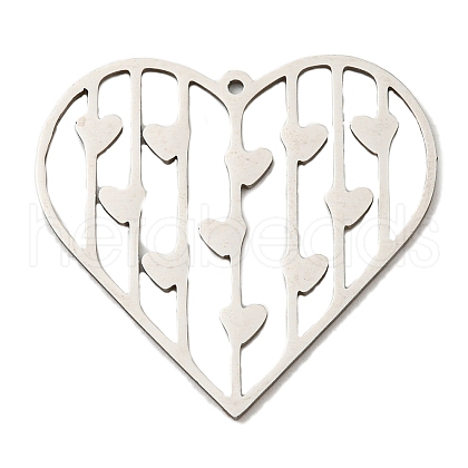 Non-Tarnish 201 Stainless Steel Pendants STAS-M318-13P-1
