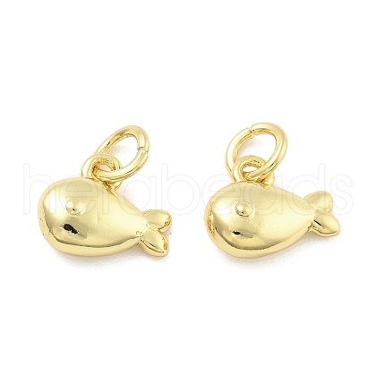 Brass Pendants KK-U060-21G-B-1
