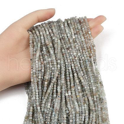 Natural Amazonite Beads Strands G-RM2025-D46-3x3mm-1