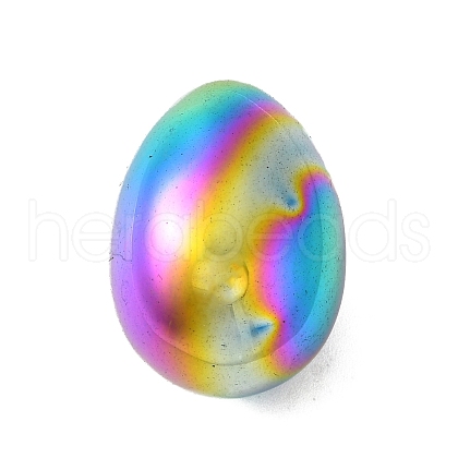 Mother's Day Gifts Electroplated Synthetic Non-Magnetic Hematite Palm Stones G-H021-03A-1