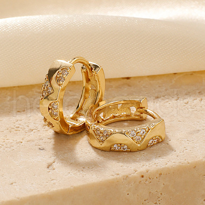 Brass Hoop Earrings RG0859-1-1