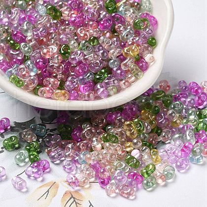 Baking Glass Seed Beads SEED-K009-07A-01-1