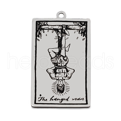 Non-Tarnish 201 Stainless Steel Pendants STAS-S105-LA211-22-1