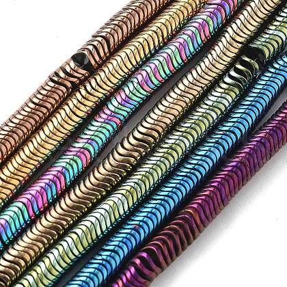 Electroplated Synthetic Non-magnetic Hematite Beads Strands G-B132-A01-01-1