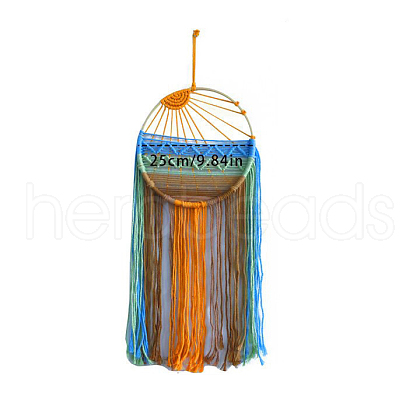 Sun Cotton Macrame Bohemian Tassels Wall Hanging Ornaments PW-WG81E06-03-1