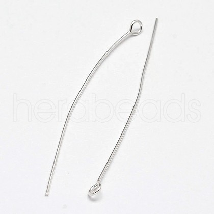925 Sterling Silver Eye Pins STER-F018-02A-1
