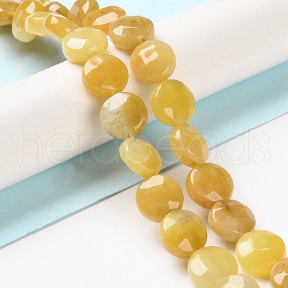 Natural Topaz Jade Beads Strands G-K357-B05-01-1
