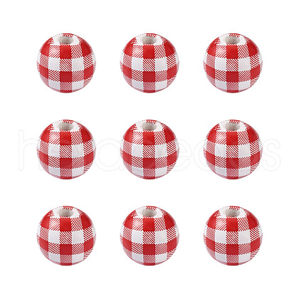 Natural Wooden Beads WOOD-TAC0010-05E-1