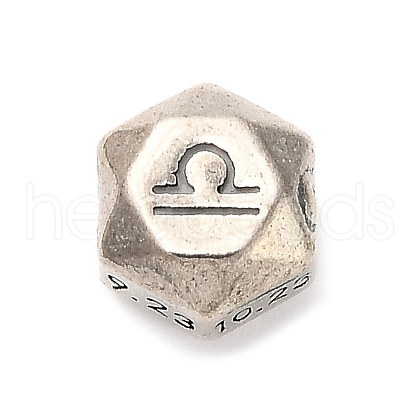 S925 Sterling Silver Beads STER-K183-03AS-07-1