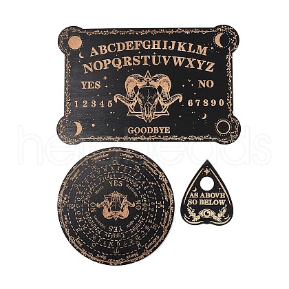 3Pcs 3 Styles Wood Pendulum Board WICR-L001-01D-1