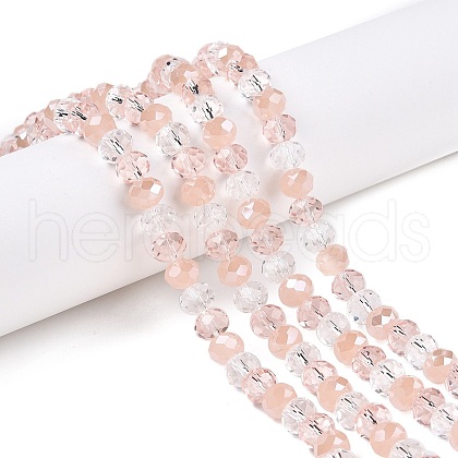 Transparent Glass Beads Strands GLAA-T023-08A-1