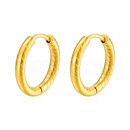 Stylish Stainless Steel Hoop Earrings RV4103-8-1