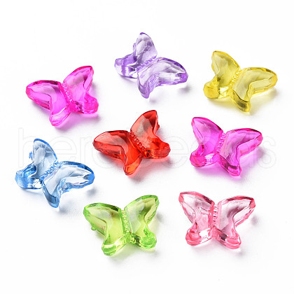 Transparent Acrylic Beads MACR-N013-010-1