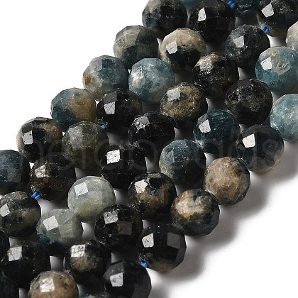 Natural Grade AB Blue Tourmaline Beads Strands G-I362-01A-1
