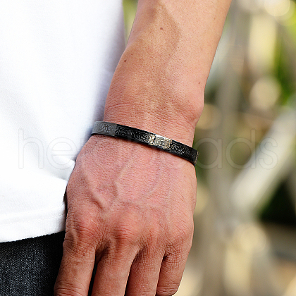 Stainless Steel Plain Bangles QM1535-1-1