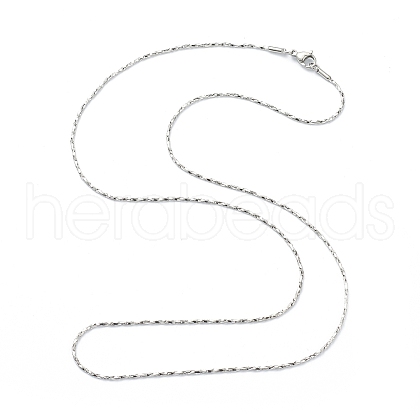 304 Stainless Steel Coreana Chain Necklaces X-NJEW-I248-20P-1