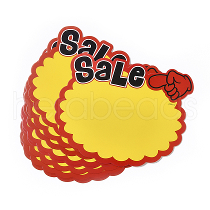 Blank Sales Price Label Tags DIY-WH0151-31D-1