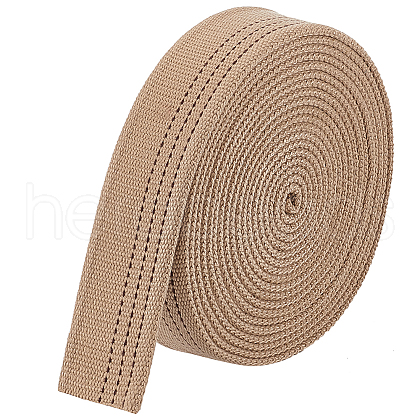 5 Yards Polycotton Ribbon OCOR-WH0078-169B-1