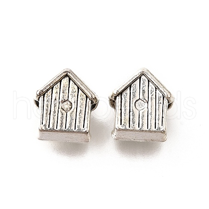 Tibetan Style Alloy European Beads TIBE-L008-32AS-1