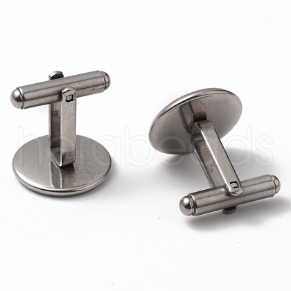 304 Stainless Steel Cuff Buttons STAS-L262-39F-P-1