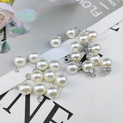 ABS Plastic Imitation Pearl Charms X1-KY-TAC0011-03P-01-1