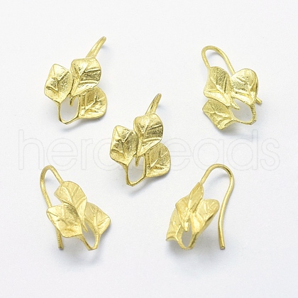 Brass Earring Hooks KK-K186-72C-RS-1