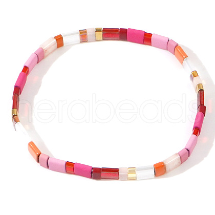 Bohemian Style Glass Seed Beaded Stretch Bracelets for Women Men ZJ1483-6-1