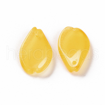 Spray Painted Glass Pendants GLAA-S190-014F-04-1