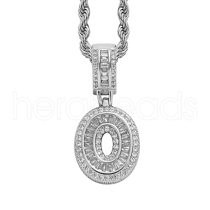 Brass Micro Pave Cubic Zirconia Pendants PW-WG3207D-30-1