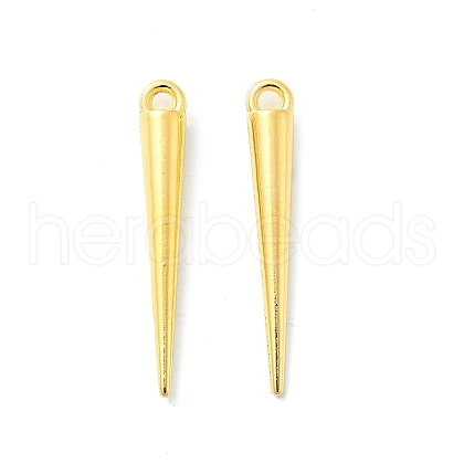 Tibetan Style Alloy Spike Pendants TIBEP-A16461-G-NR-1