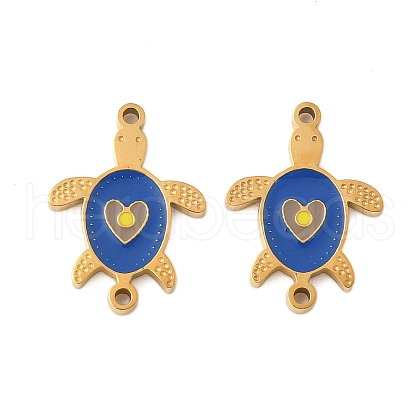 304 Stainless Steel Enamel Connector Charms STAS-Z139-02G-1