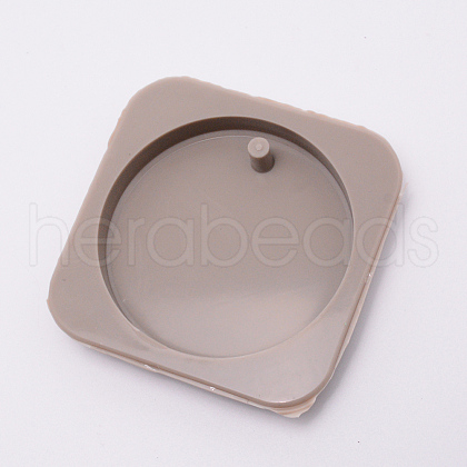 Round Silicone Pendant Molds DIY-WH0177-98-1