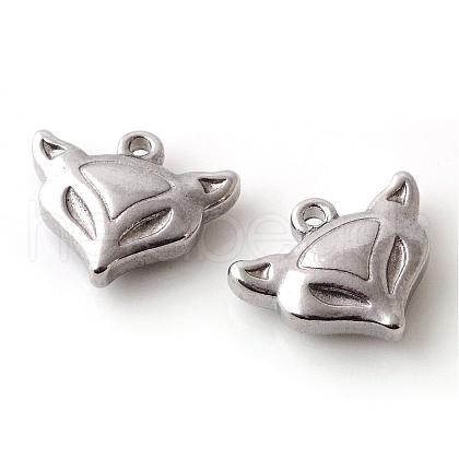 Tarnish Resistant 201 Stainless Steel Pendants STAS-Q195-47-1