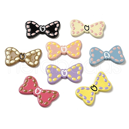 Opaque Resin Cabochons RESI-F050-12-1