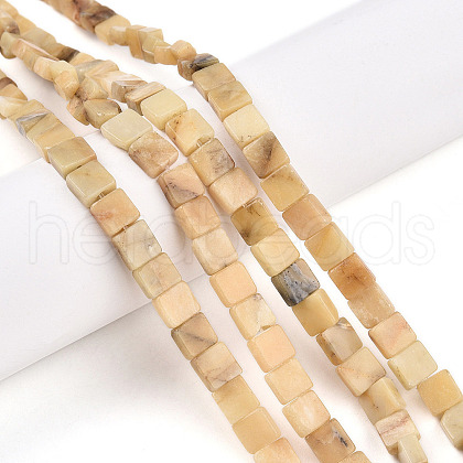 Natural Yellow Opal Beads Strands G-N346-05A-09-1