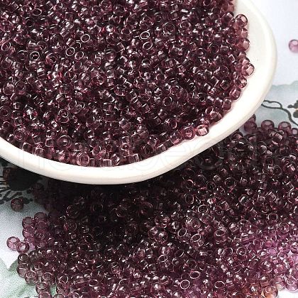 Transparent Colours Glass Round Seed Beads SEED-B001-06A-01-1