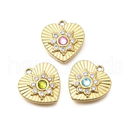 304 Stainless Steel Pendants STAS-Q337-04G-1
