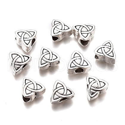 Tibetan Style Alloy European Beads PALLOY-F277-39AS-RS-1