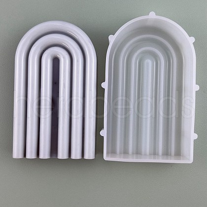 DIY Food Grade Silicone Arch Shape Candle Molds CAND-PW0013-08C-1