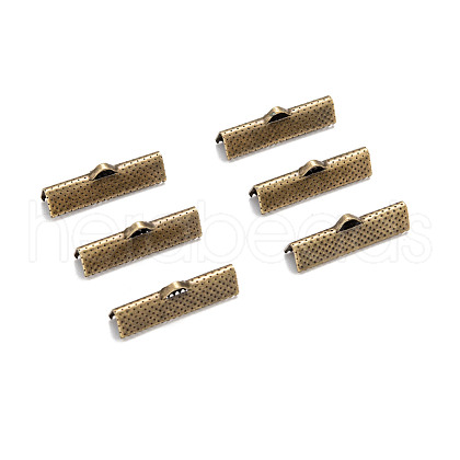 Iron Ribbon Crimp Ends E182Y-NFAB-1