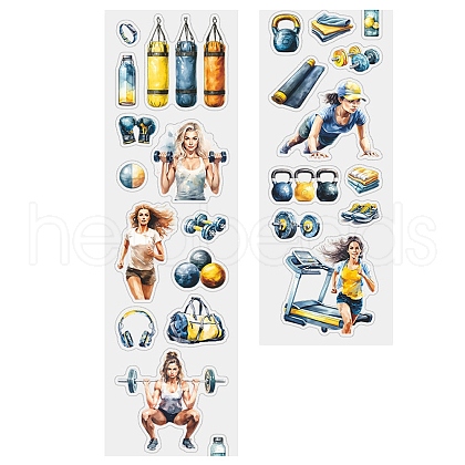 Independent Living Themes Label Paster Picture Stickers DIY-Q038-04C-1