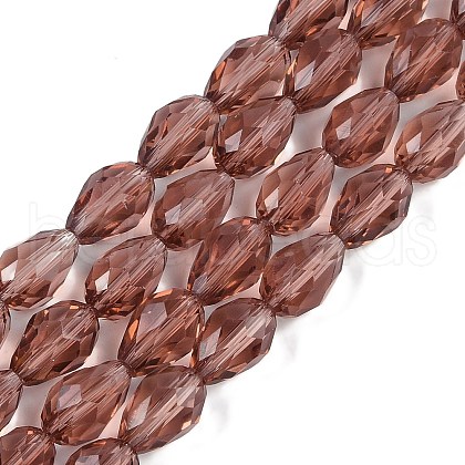 Transparent Glass Beads Strands EGLA-N013-T10mm-D02-1