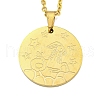 Constellation Pendant Necklaces NJEW-S422-04G-10-1