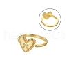 304 Stainless Steel Enamel Adjustable Finger Rings for Women RJEW-B131-02A-3