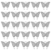 HOBBIESAY 50Pcs Alloy Rhinestone Pendants ALRI-HY0001-04-1