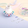 200Pcs 2 Style Transparent Glass Charms GLAA-TA0001-12-7