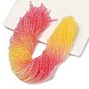 Transparent Painted Glass Beads Strands X1-DGLA-A034-T3mm-A07-1