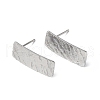 304 Stainless Steel Stud Earring Finding STAS-B034-06P-1