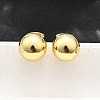 Rack Plating Brass Round Ball Stud Earrings for Women EJEW-F294-08F-G-4