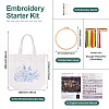 Planter Pattern DIY Embroidery Beginner Kits DIY-TAC0029-02B-2